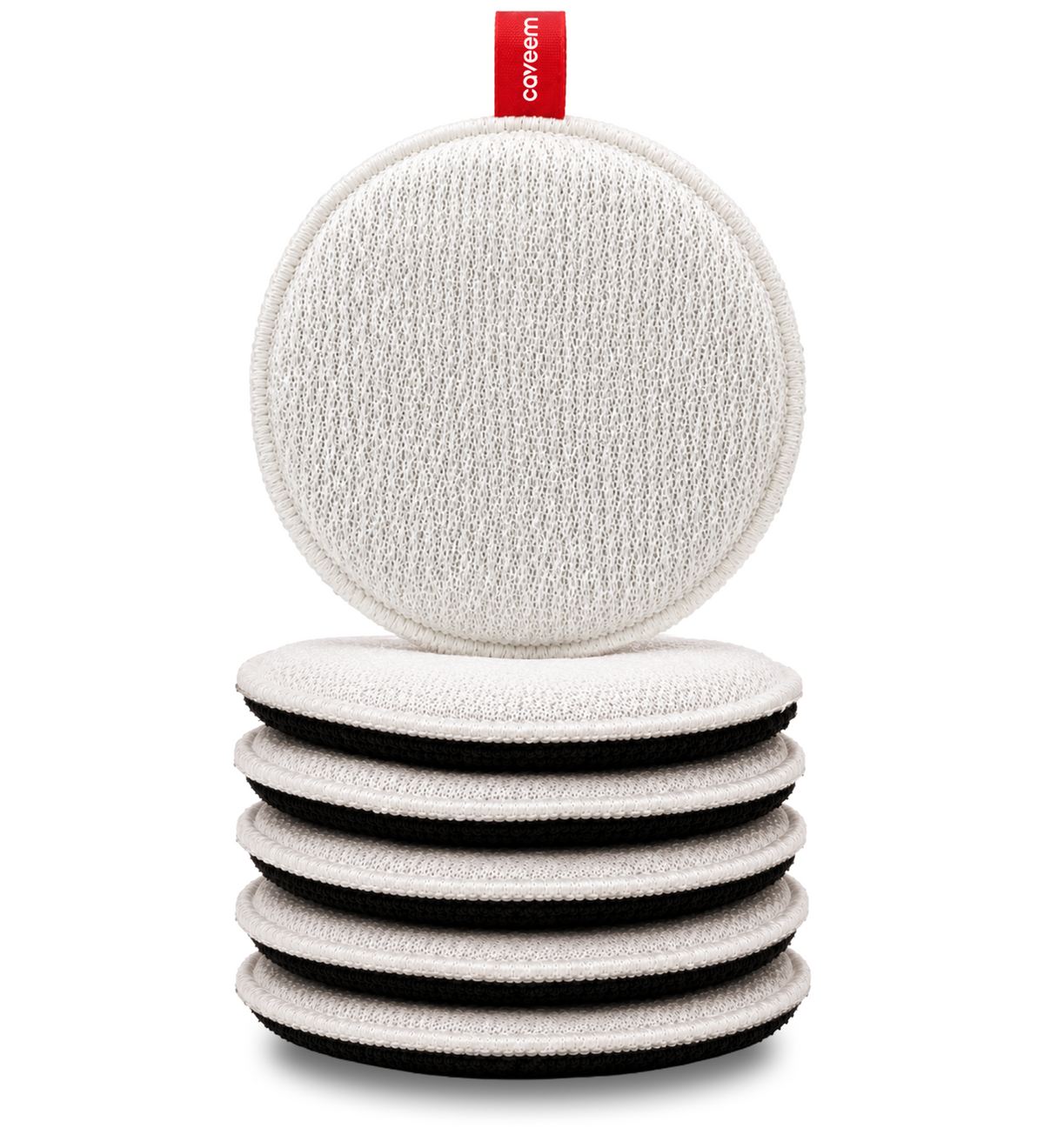 Caveem 6-Pack Dual-Sided Facial Sponges