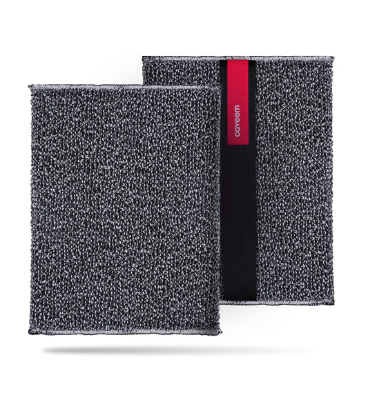 Rough Lightweight Square Sponge for Shower (2 Pack)