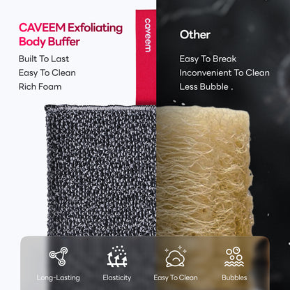 Soft and Rough Lightweight Square Sponge for Shower